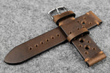 Horween Chromexcel Natural Unlined Racing Leather Watch Strap