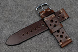 RM: Horween Chromexcel Brown Unlined Racing Leather Watch Strap (20/20)