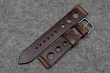RM: Horween Chromexcel Brown Unlined Rally Leather Watch Strap (20/18)
