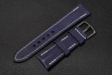 The House Of Straps | Chevre Sapphire Blue Half Padded Strap