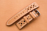 The House Of Straps | Horween Essex Natural Racing Leather Watch Strap