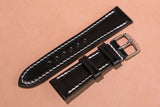 The House Of Straps | Shinki Hikaku Shell Cordovan Black Watch Strap