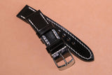 The House Of Straps | Shinki Hikaku Shell Cordovan Black Watch Strap