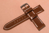 The House Of Straps | Shinki Hikaku Shell Cordovan Cognac Watch Strap