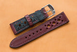 The House Of Straps | Wickett & Craig Bridle Burgundy Racing Strap