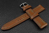 THOS Italian Chestnut Leather Watch Strap