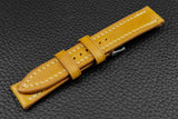 THOS Italian Yellow Leather Watch Strap