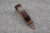 Horween Chromexcel Brown Wide Pass Through Leather Strap