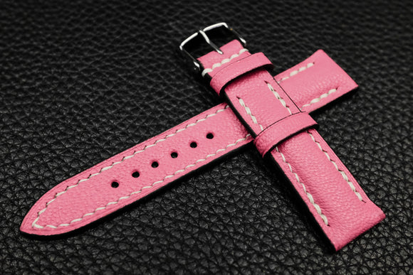 Alran Chevre Rose Half Padded Leather Watch Strap