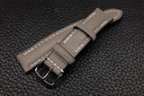 Alran Chevre Taupe Half Padded Leather Watch Strap