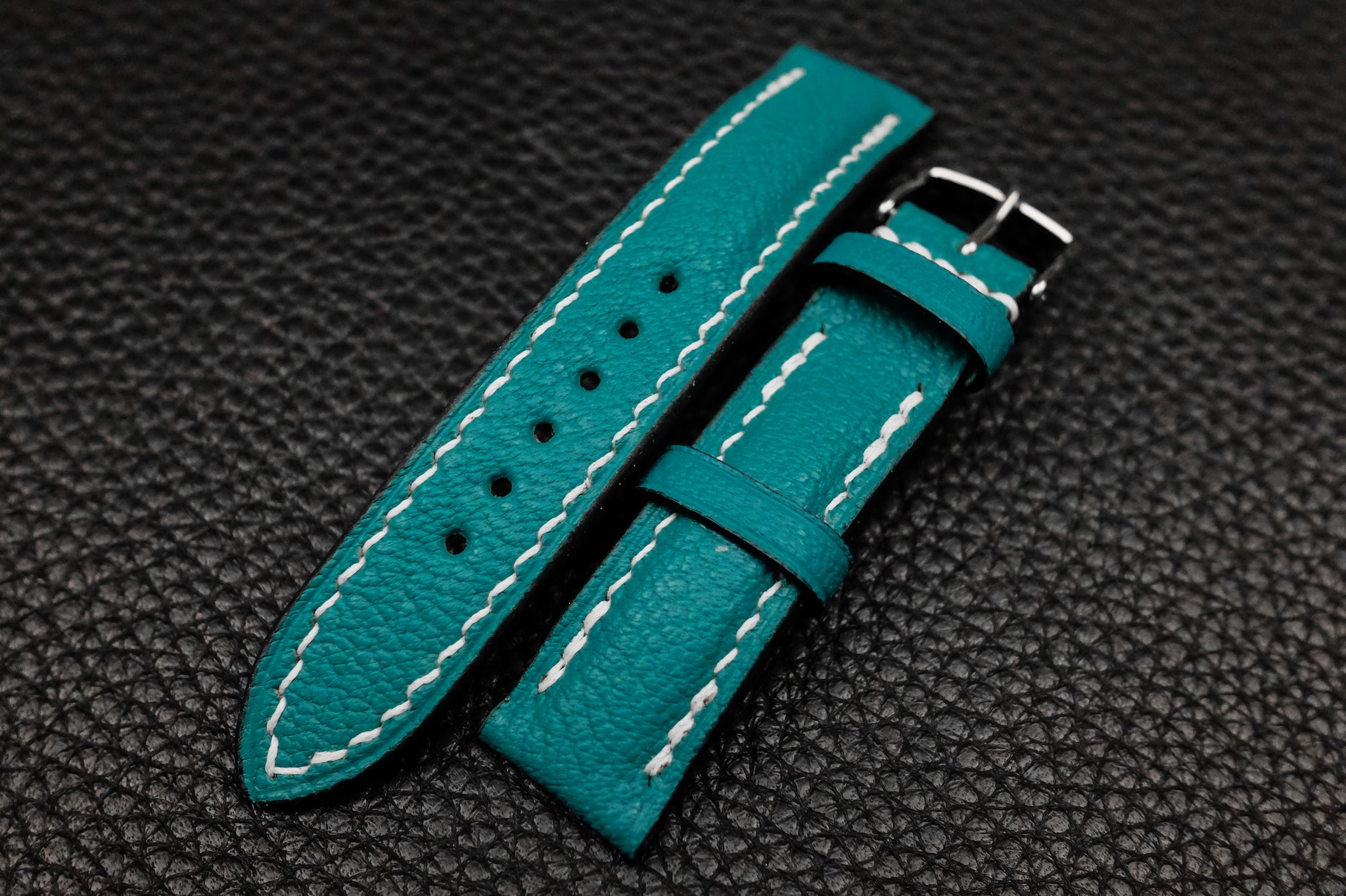 Turquoise leather watch strap sale