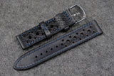 Horween Chromexcel Navy Racing Leather Watch Strap