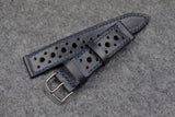 Horween Chromexcel Navy Racing Leather Watch Strap