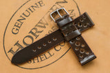 The House Of Straps | Horween Shell Cordovan Armagnac Unlined Racing Watch Strap