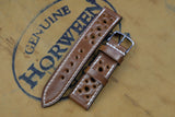 Horween Shell Cordovan Bourbon Racing Leather Watch Strap