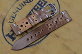 RM: Horween Shell Cordovan Bourbon Unlined Racing Strap (20/18)