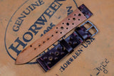 Horween Shell Cordovan Colour 8 Unlined Racing Leather Watch Strap