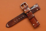 RM: Horween Shell Cordovan Marbled Colour 8 Half Padded SS Strap (18/16)