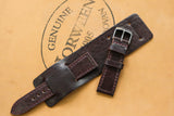 The House Of Straps | Horween Shell Cordovan Tumbled Colour 8 Newman Bund Strap