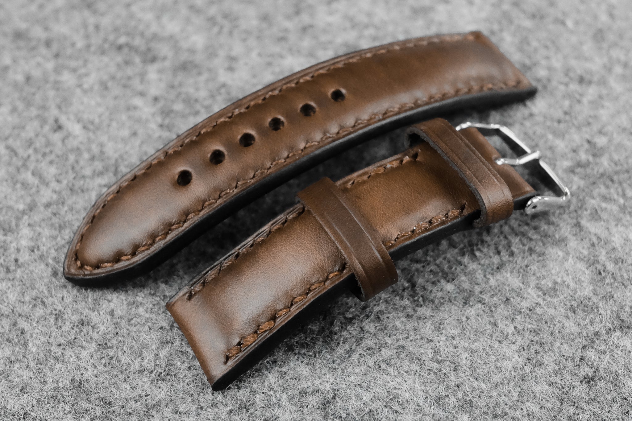 knee length dresses for ladies Horween Chromexcel Natural Full Padded Leather Watch Strap – THE HOUSE OF  STRAPS