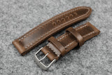 Horween Chromexcel Natural Full Stitch Leather Watch Strap