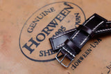 Horween Shell Cordovan Colour 8 Full Stitch Leather Watch Strap