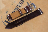 Horween Shell Cordovan Colour 6 Unlined Side Stitch Leather Watch Strap