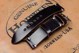 Horween Shell Cordovan Colour 8 Unlined Side Stitch Leather Watch Strap