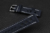 Italian Navy Racing Leather Watch Strap