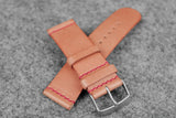 RM: Italian Pink Unlined Leather Watch Strap (24/24)