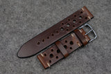 RM: Horween Chromexcel Brown Unlined Racing Leather Watch Strap (20/20)