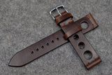 RM: Horween Chromexcel Brown Unlined Rally Leather Watch Strap (20/18)