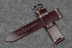 RM: Horween Shell Cordovan Colour 6 Unlined Watch Strap (20/18)